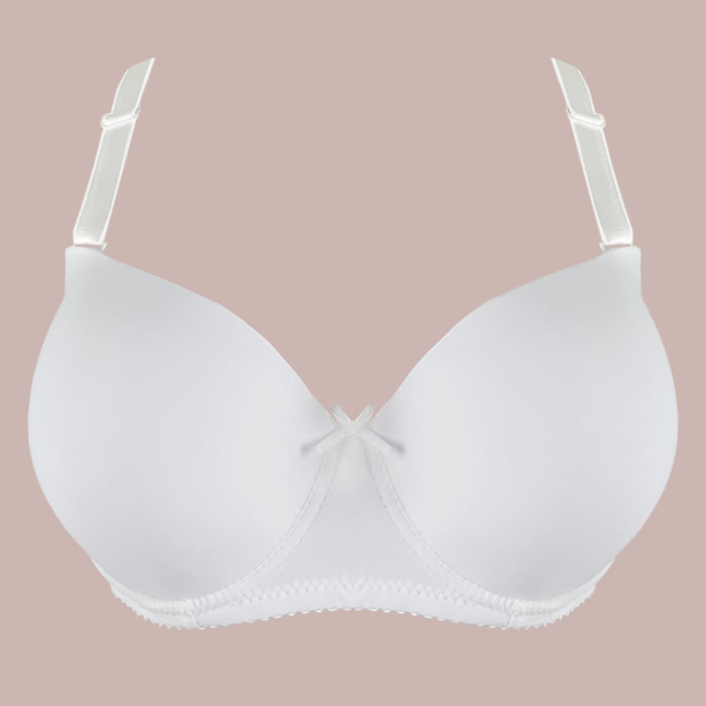 3305 Half-Padded Bra with Clear Straps - For Weddings & Occasions - Image 12