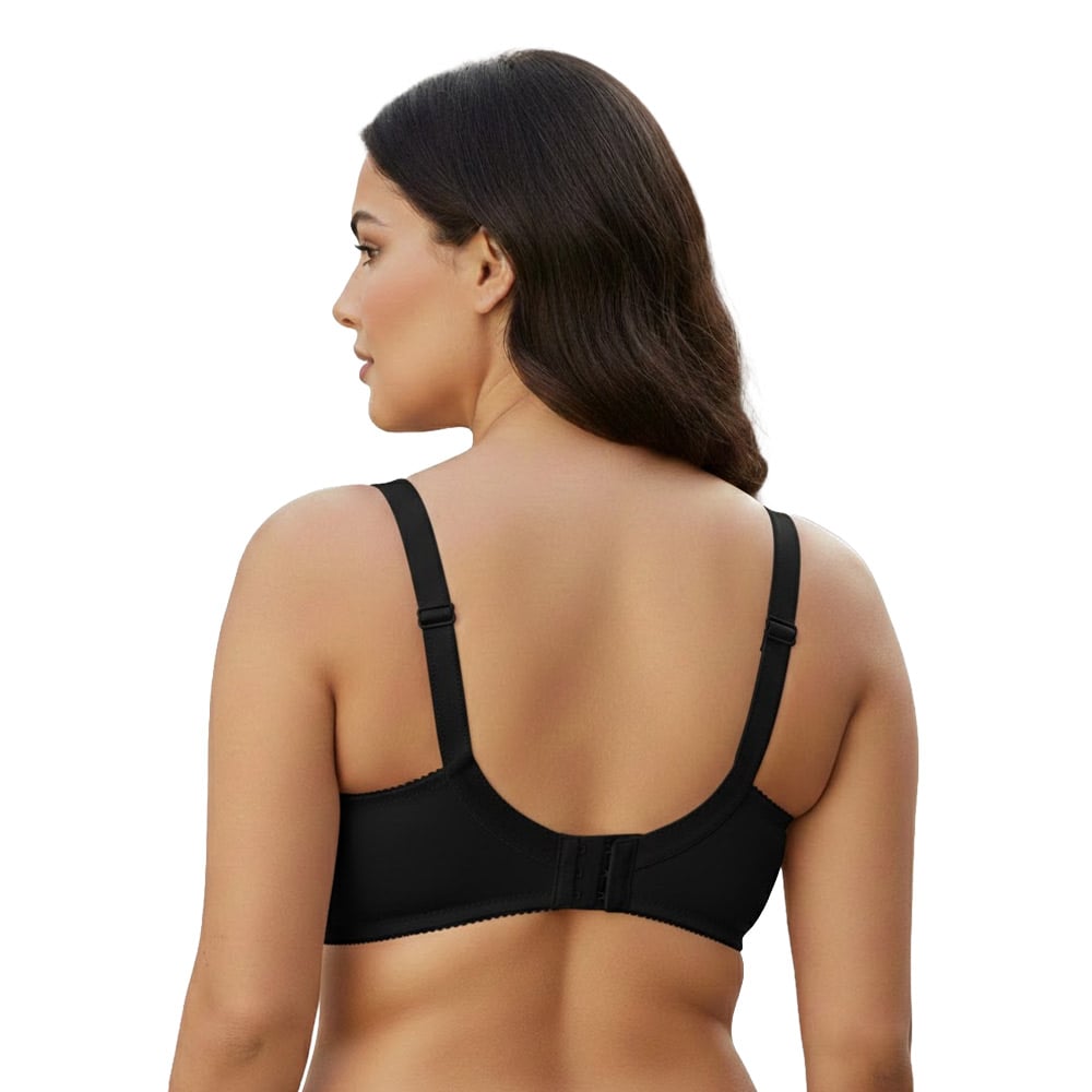 Asseel Doreen D-Cup Wireless Lace Bra - Full Coverage & Support - Image 6