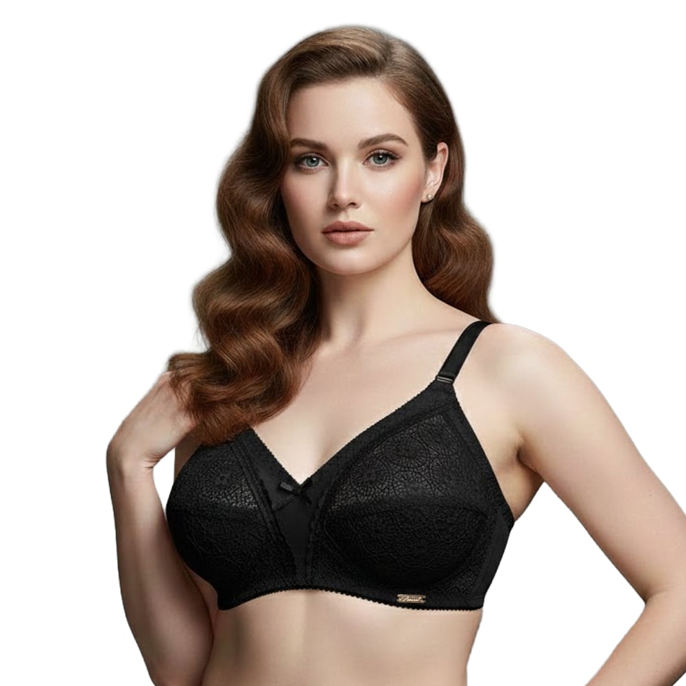 Classic Wireless C-Cup Bra for Plus Sizes - Image 8