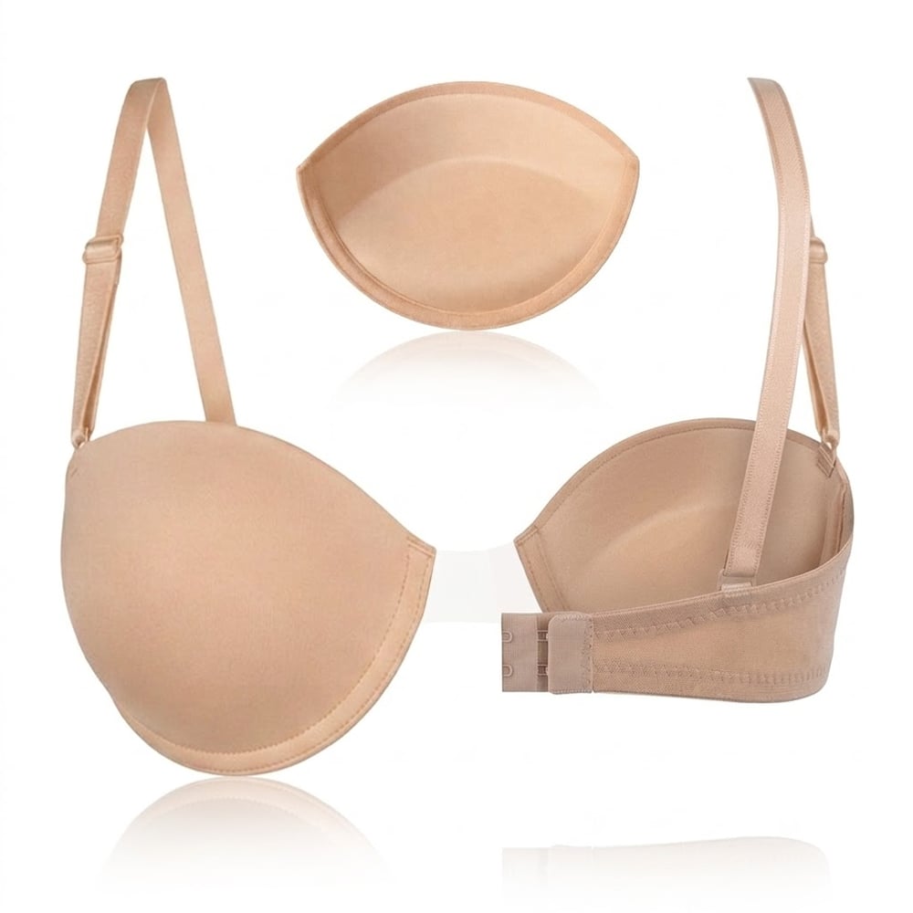 Firm Cup Bra with Padding – Transparent Front - Image 8