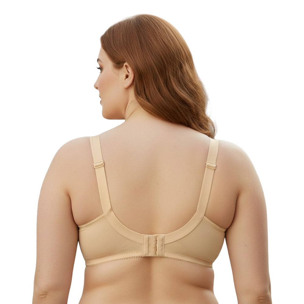 Asseel Doreen D-Cup Wireless Lace Bra - Full Coverage & Support - Image 2