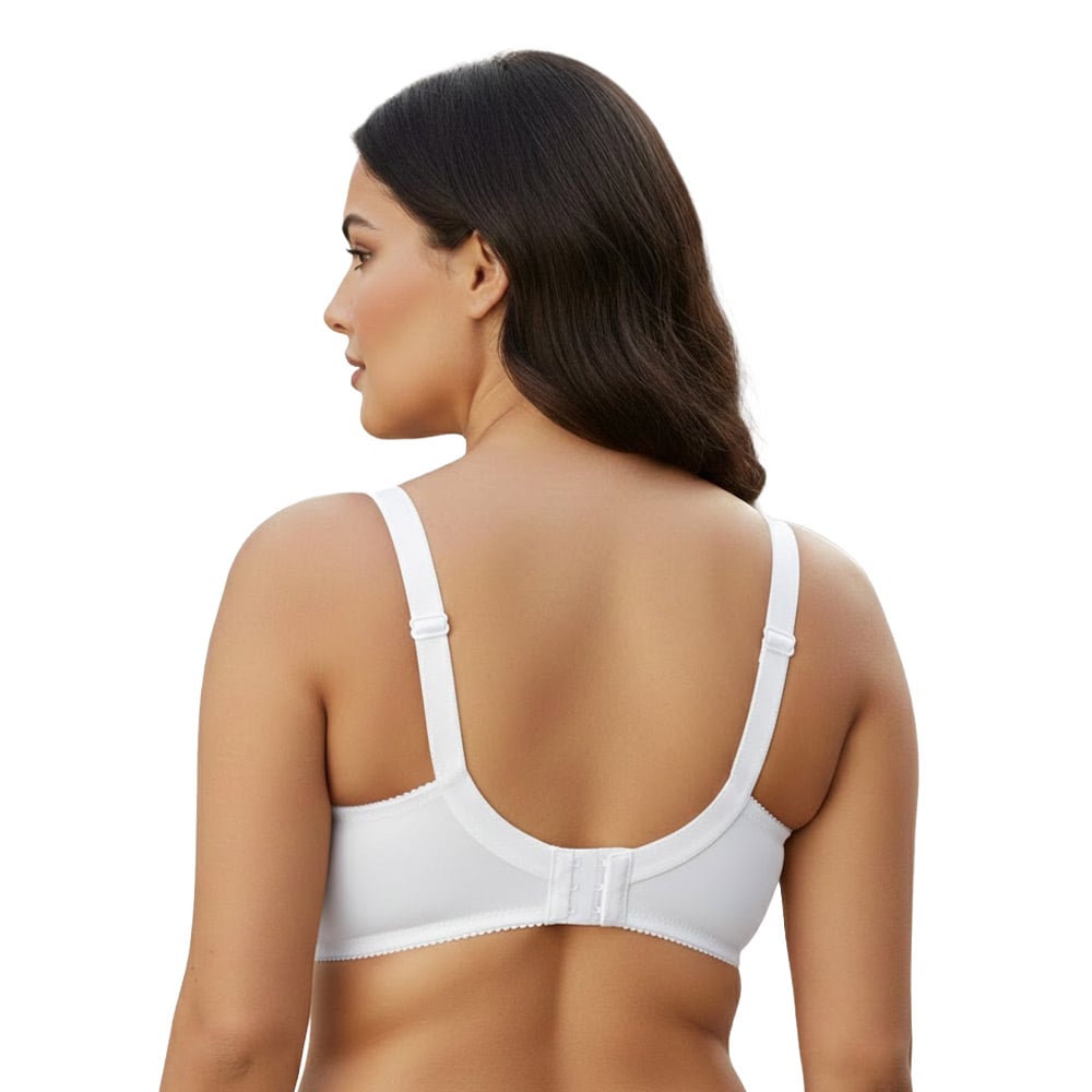 Asseel Doreen D-Cup Wireless Lace Bra - Full Coverage & Support - Image 4