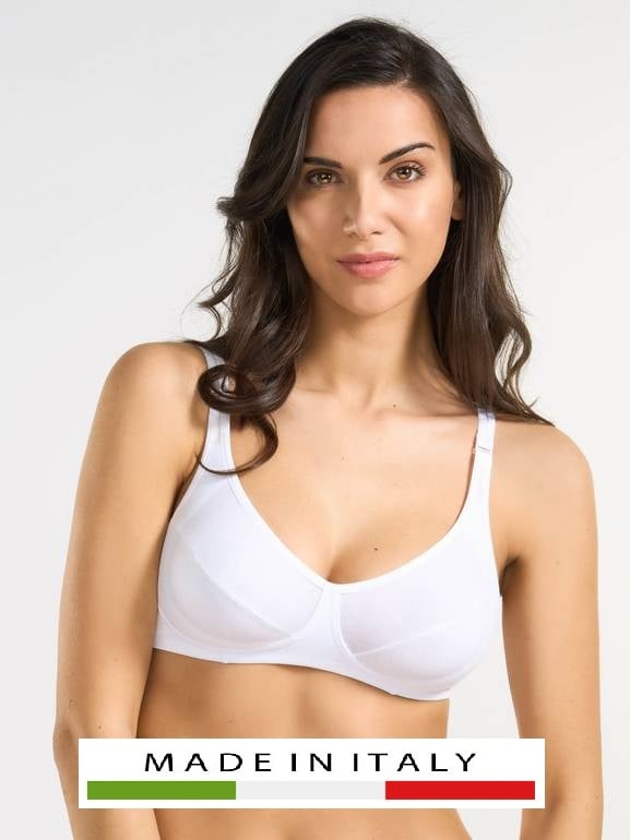 Italian Bra 358 90% Cotton Cup B - Comfort & Support for Sensitive Skin - Image 5