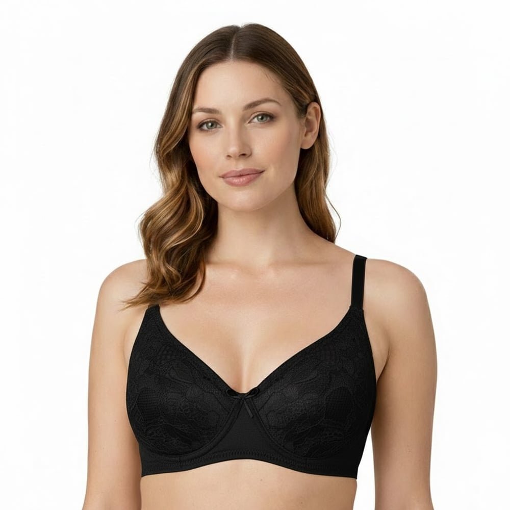 Super Soft Lace Bra - Non-Padded Ultimate Comfort - Image 7