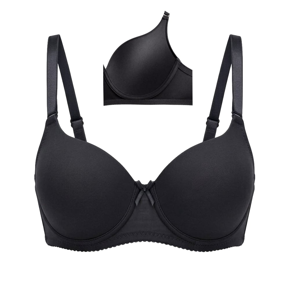 Firm Cup Bra Without Padding with Adjustable Strap - Image 9