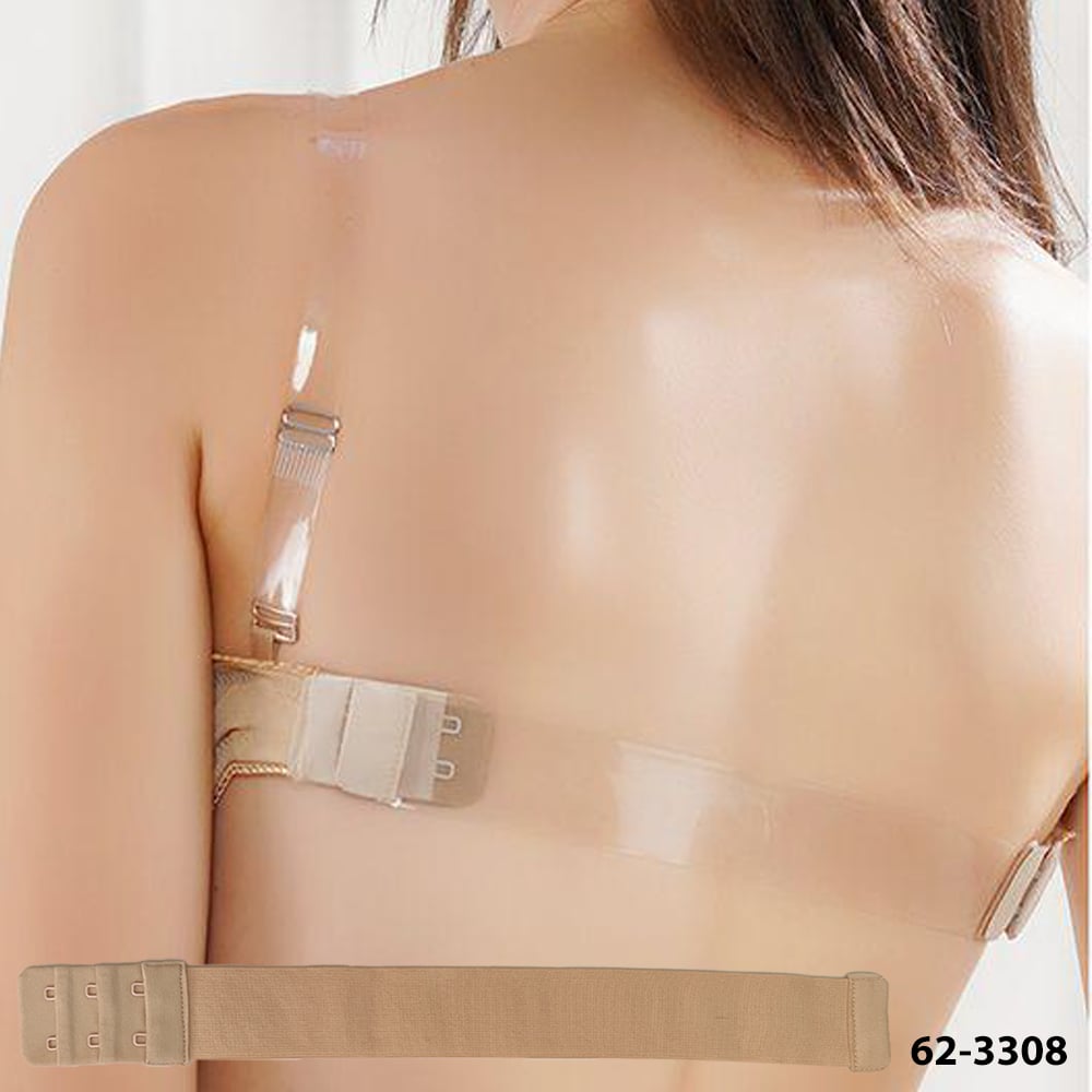 Rouge 3308 Half-Padded Bra - Multiway Clear Straps for Occasions - Image 5