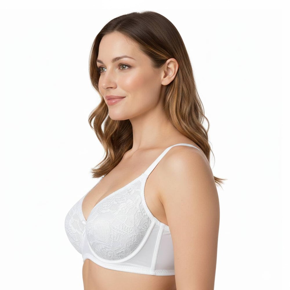 Super Soft Lace Bra - Non-Padded Ultimate Comfort - Image 4