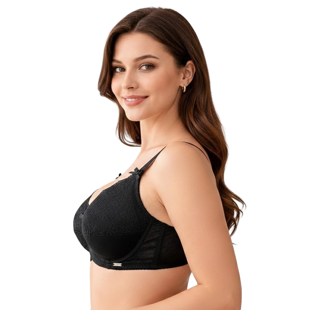 92% Cotton Underwire Bra  B-Cup - Image 5