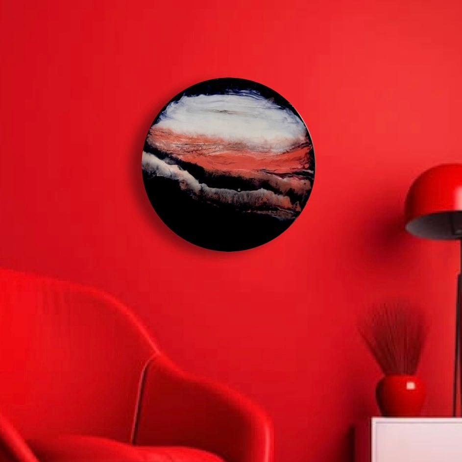 Round Epoxy Painting - Image 12