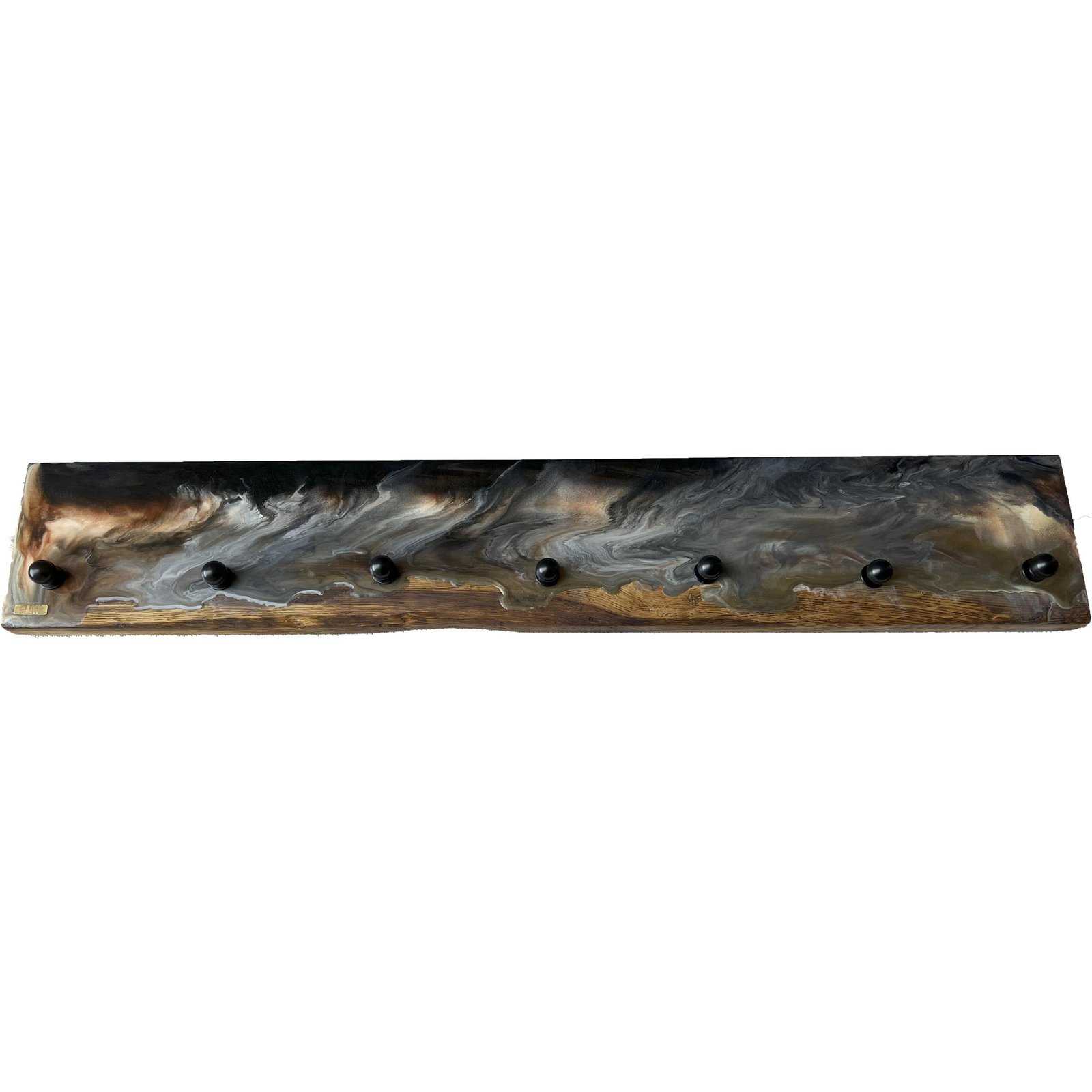 Smoky Grey Oak Wood Hanger - صورة 1