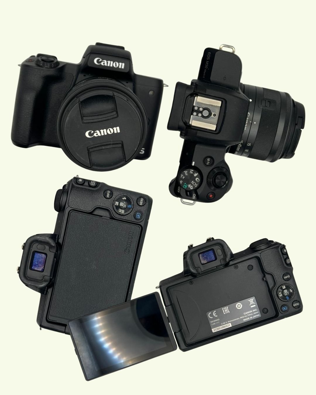 EOS M5Ø Mark II black (Used) - صورة 2