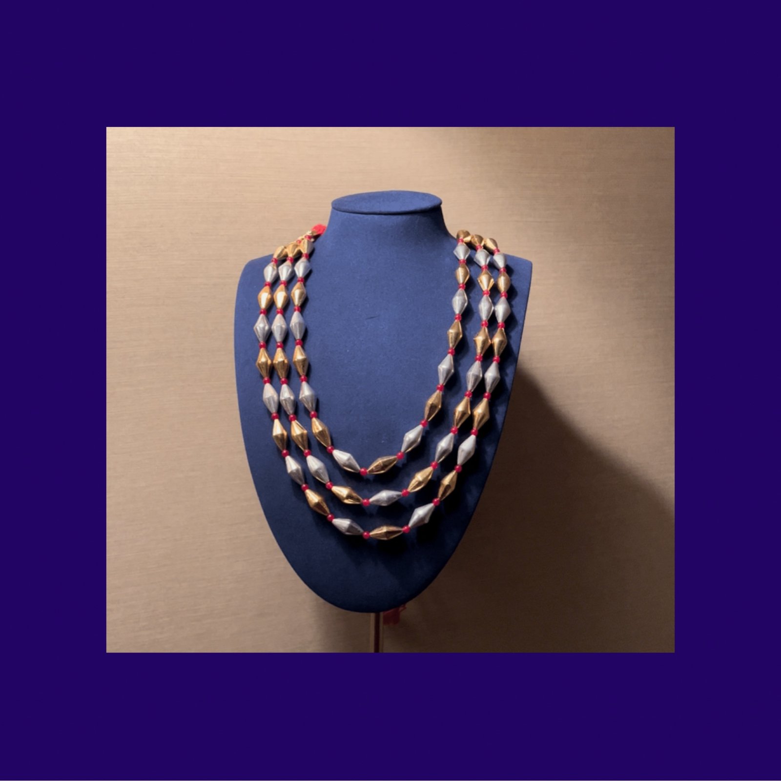 red hail long chain set - #99  - صورة 1