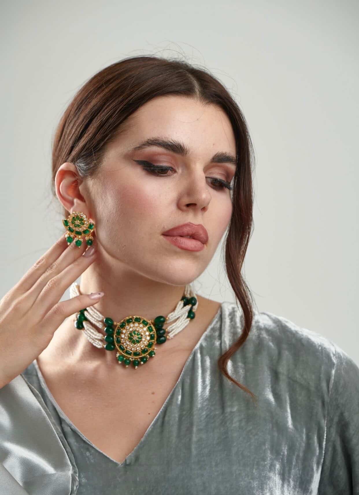 green pearly set - صورة 2