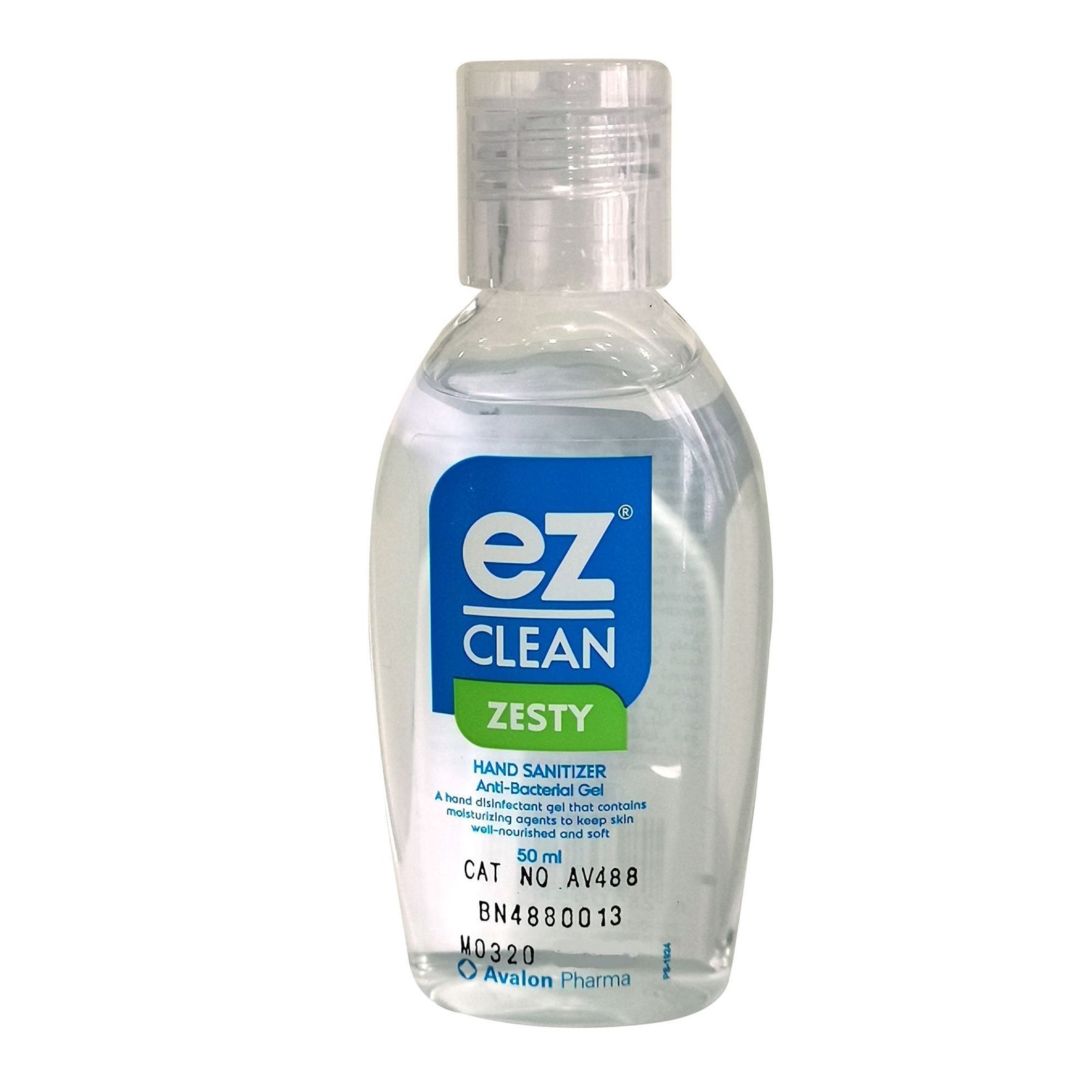 Ez Clean Zesty Hand Sanitizer Anti-Bacterial Gel 50 Ml - Image 1