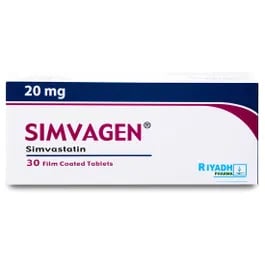 Simvagen 20 mg 30 Tablet  - Image 1