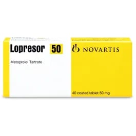Lopresor 50 Mg 40 Tablets - Image 1