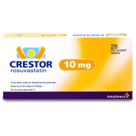 Crestor 10 Mg 28 Tablets - Image 1