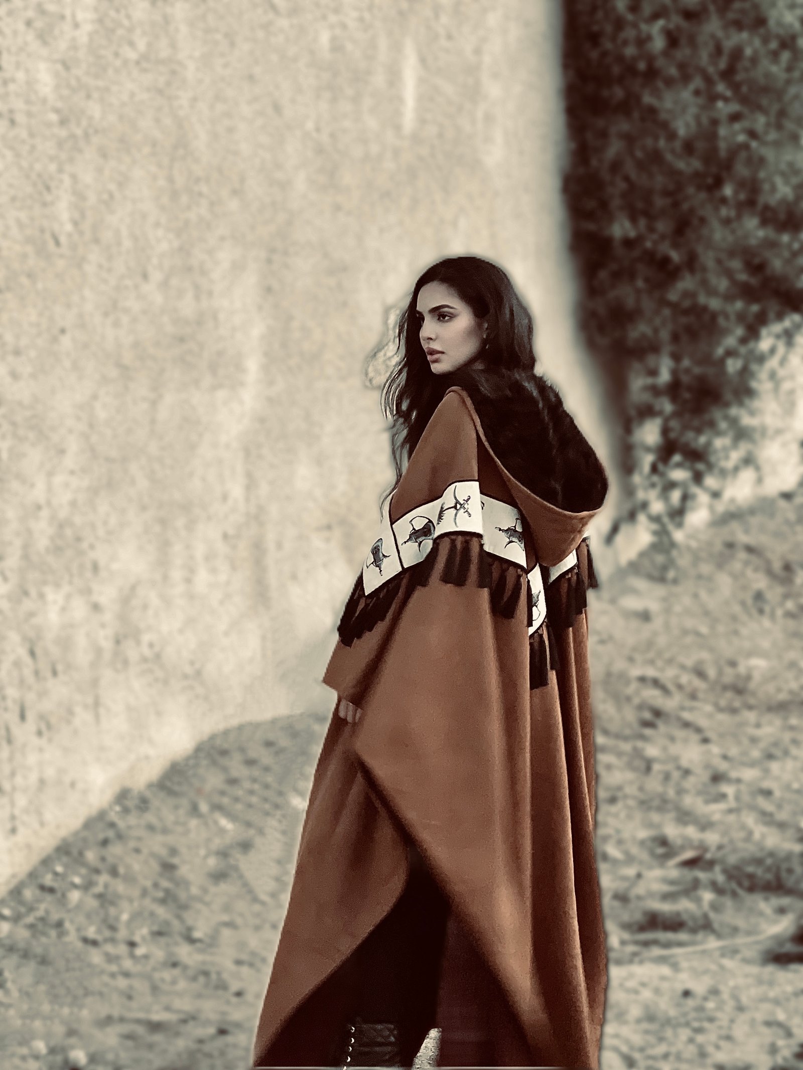 فروة نـــــجد لون جمــــلي farwah camel color - صورة 2