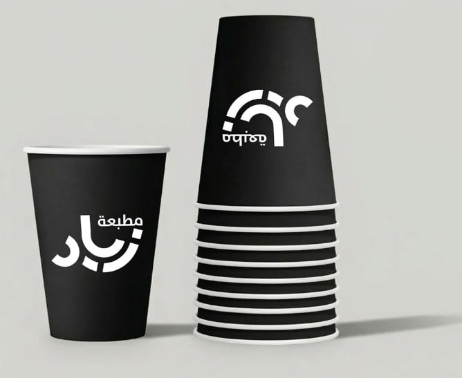 اكواب ورقية ملون  - صورة 2