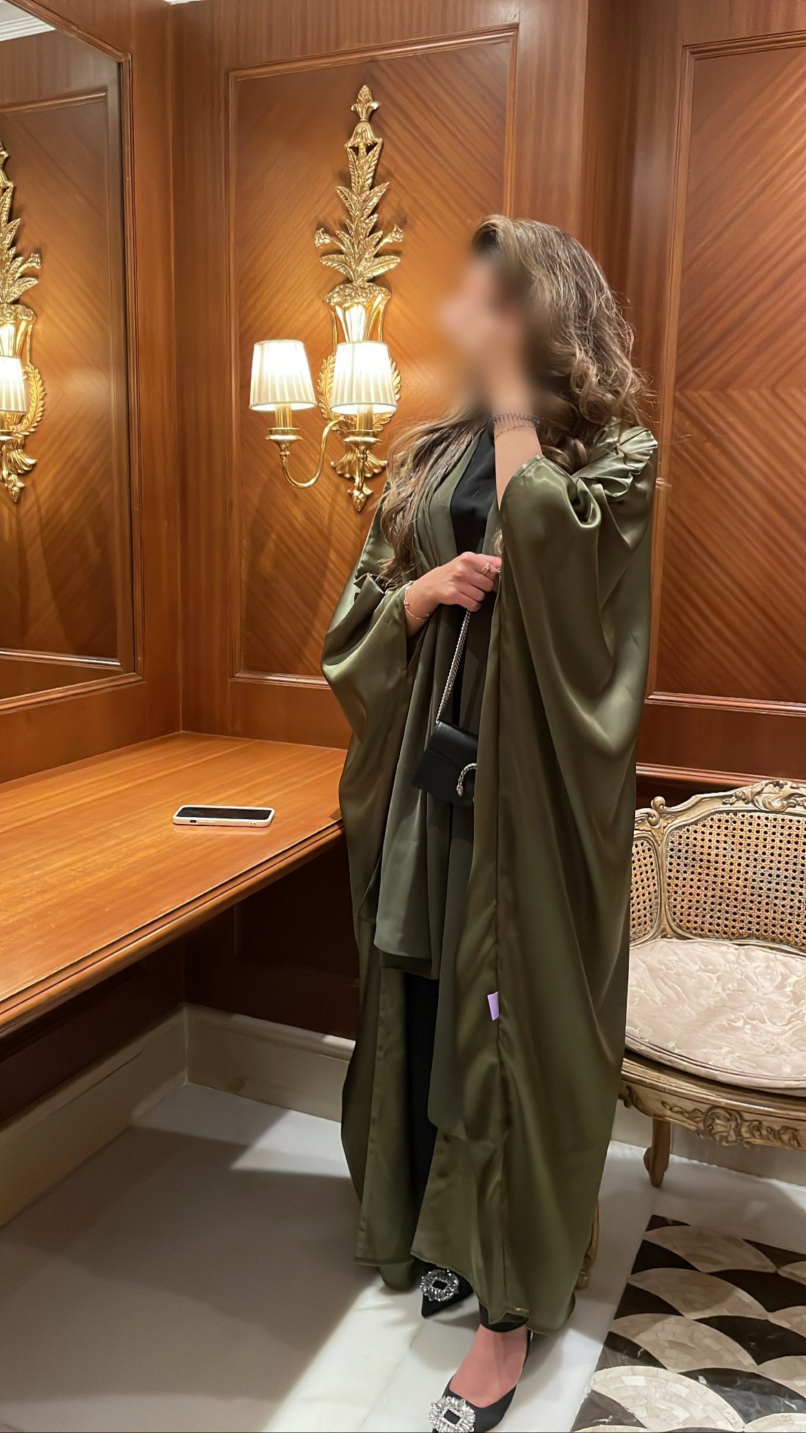  silk badeah abaya - Image 2