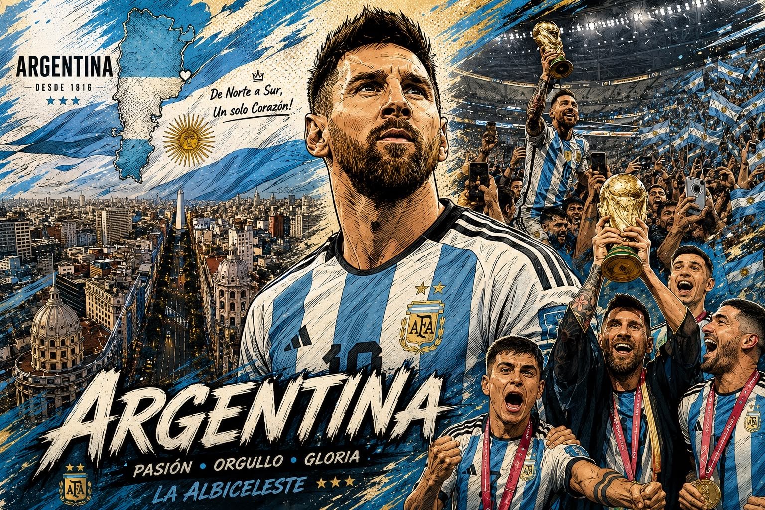 مق منتخب الأرجنتين 🇦🇷  - صورة 2