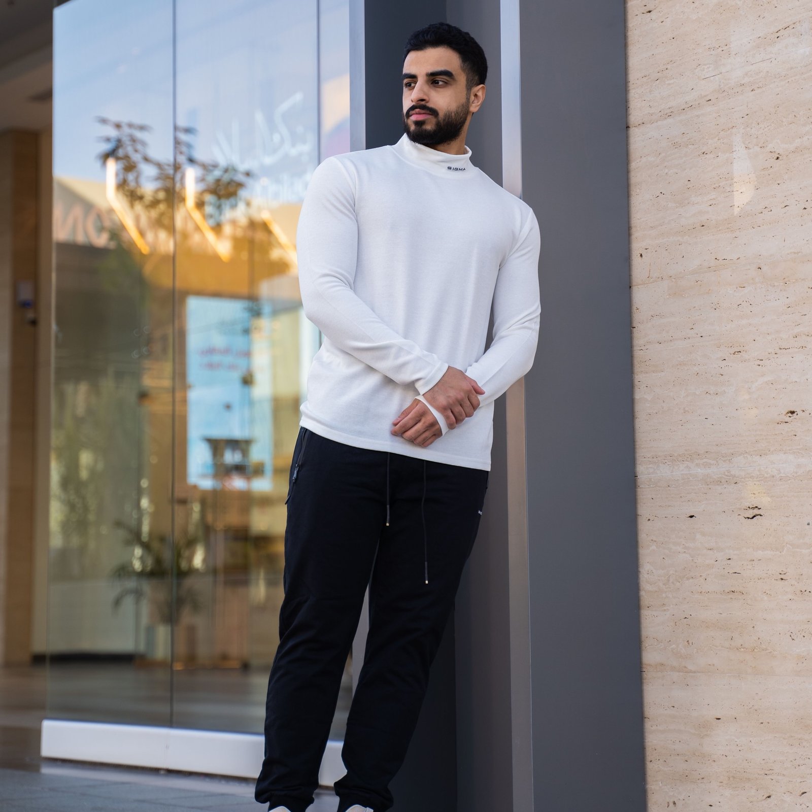 Sigma White Turtleneck  - Image 1