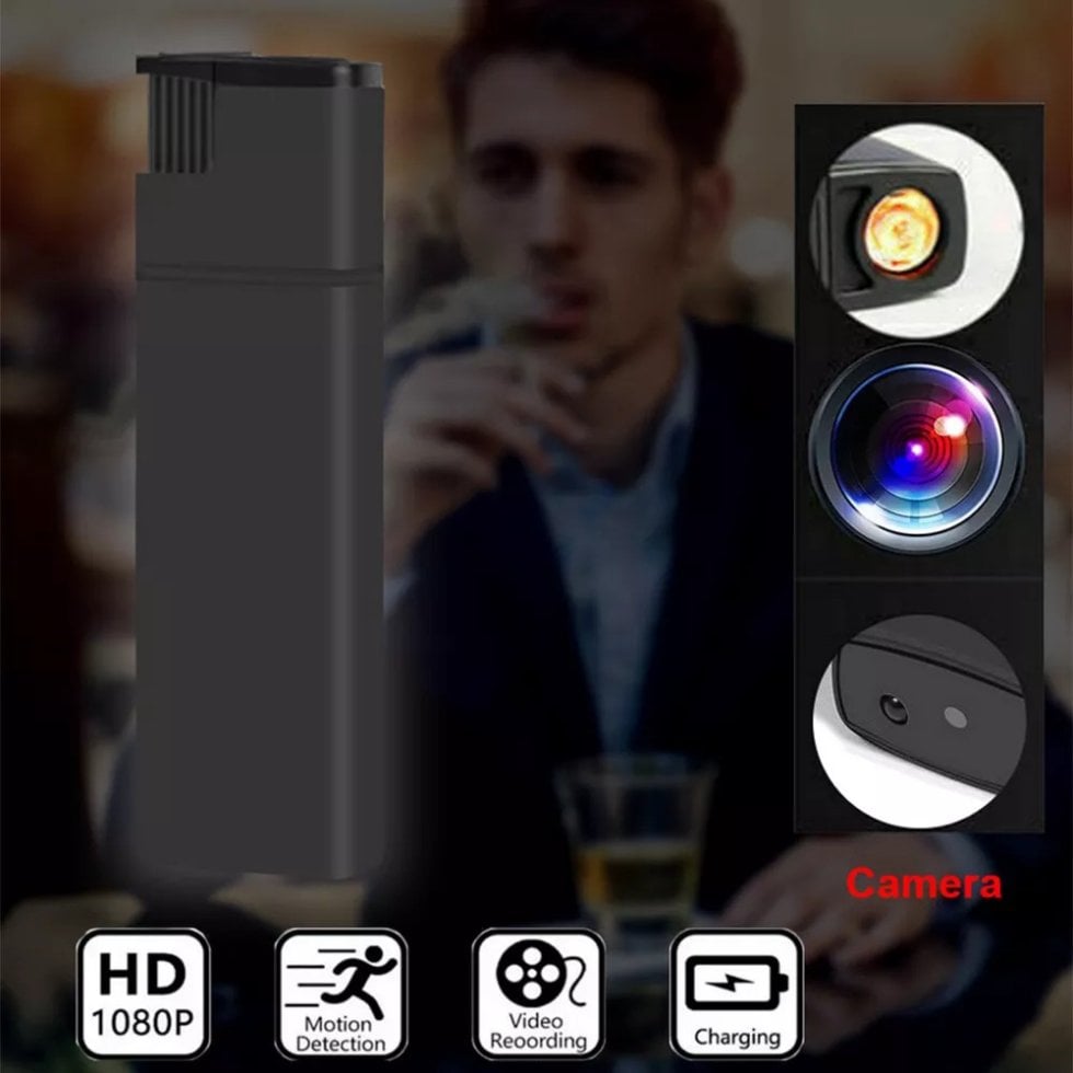 كاميرا مخفية داخل ولاعة بدقة FULL HD واتصال WiFi عبر تطبيق الجوال. - صورة 6