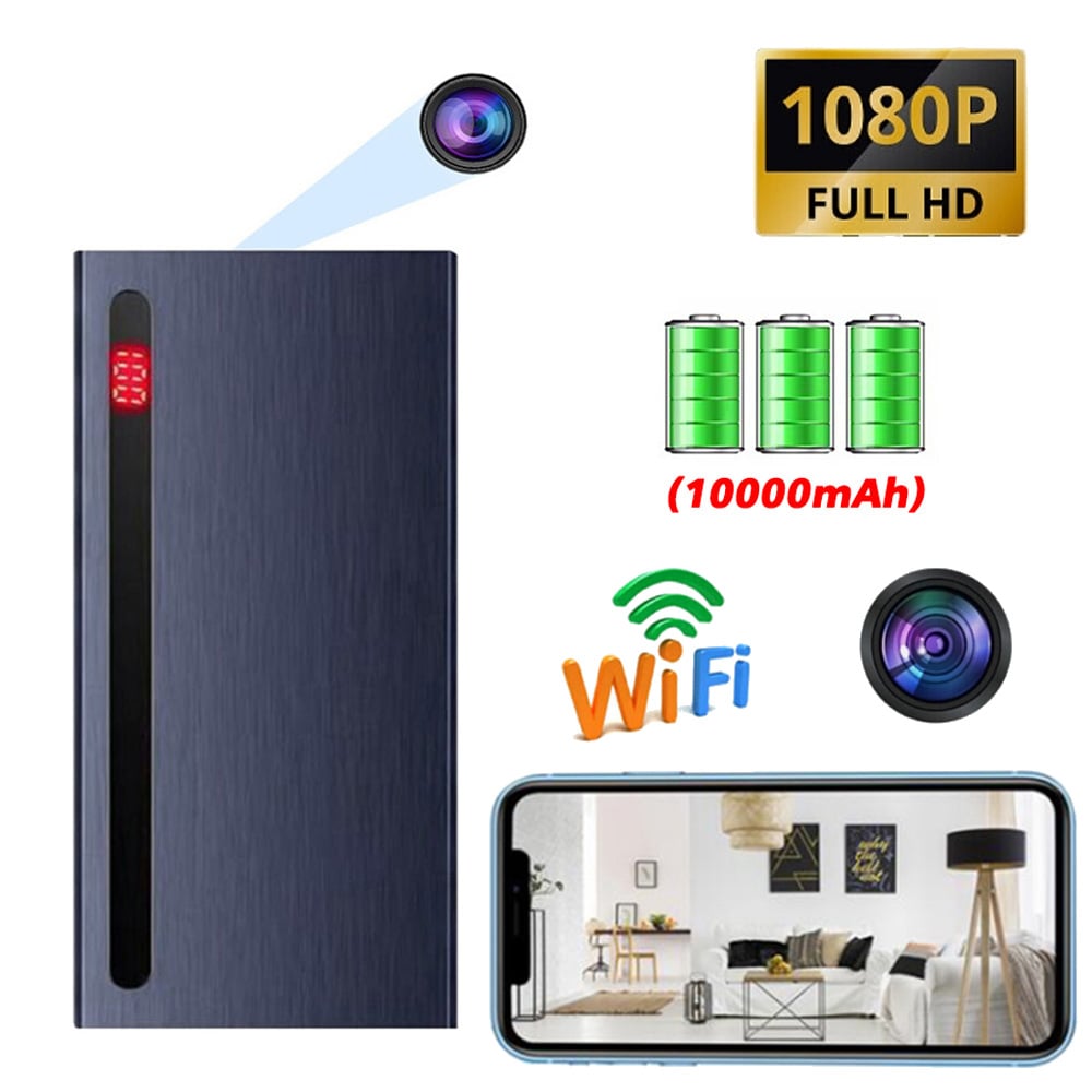 كاميرا باور بانك WiFi بدقة 4K – مراقبة ذكية محمولة - صورة 7