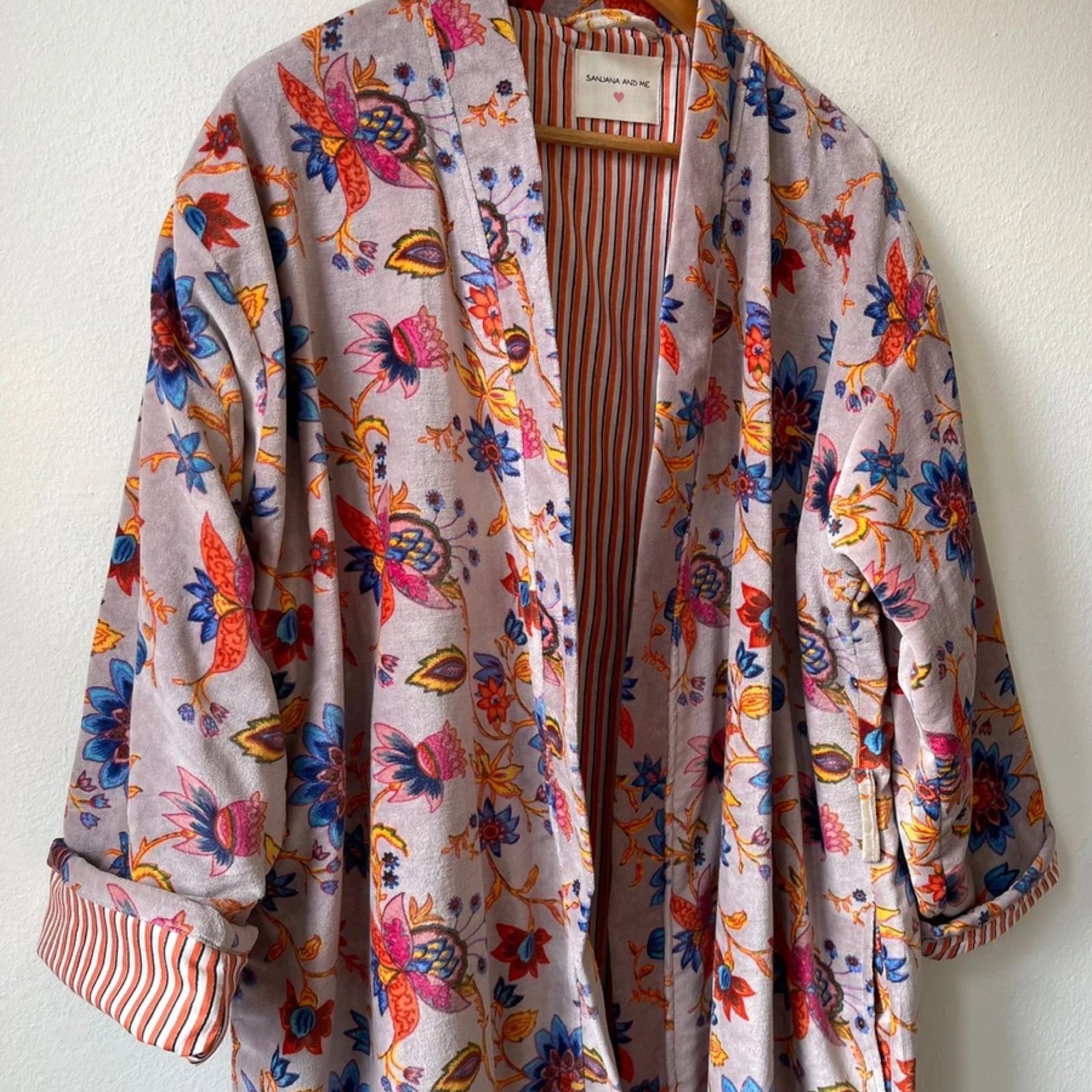 velvet cimono jacket - صورة 1
