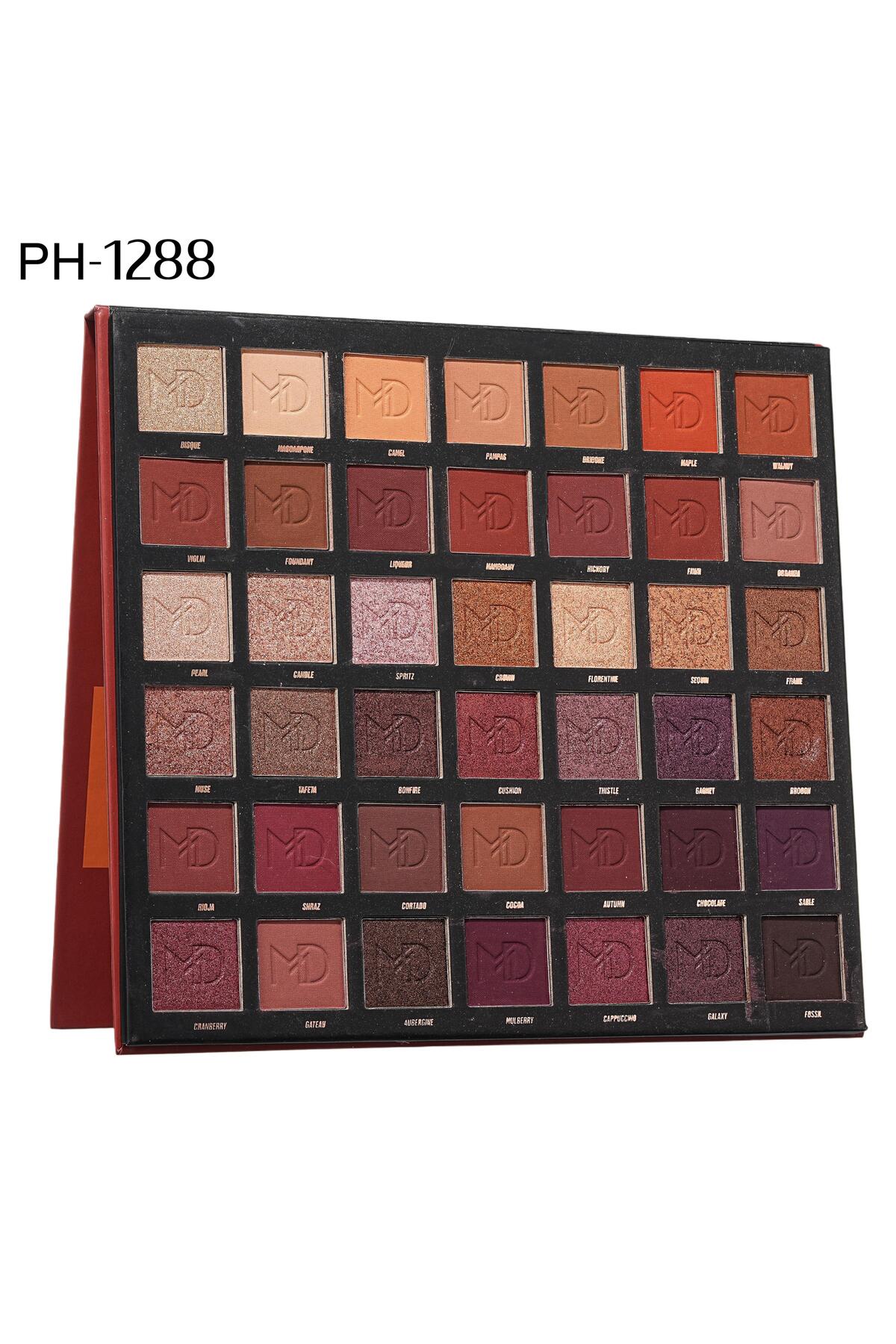 ظل عيون باليت 42 لون PH-1288 دفتر الألوان العميقة والدافئة - صورة 2
