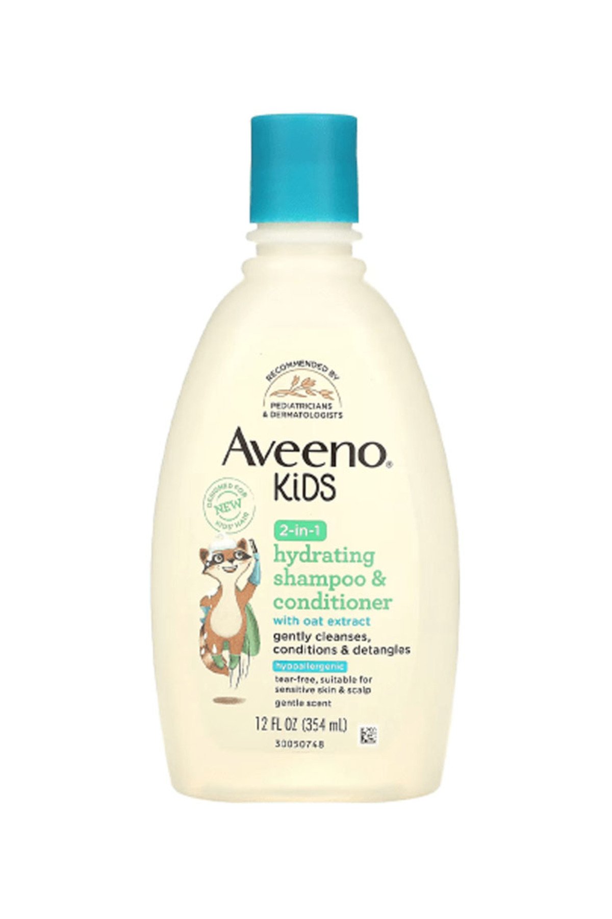 شامبو وبلسم أڤينو للأطفال 2 في 1 (Aveeno Kids 2-in-1 Hydrating Shampoo & Conditioner) بحجم 354 مل - صورة 1