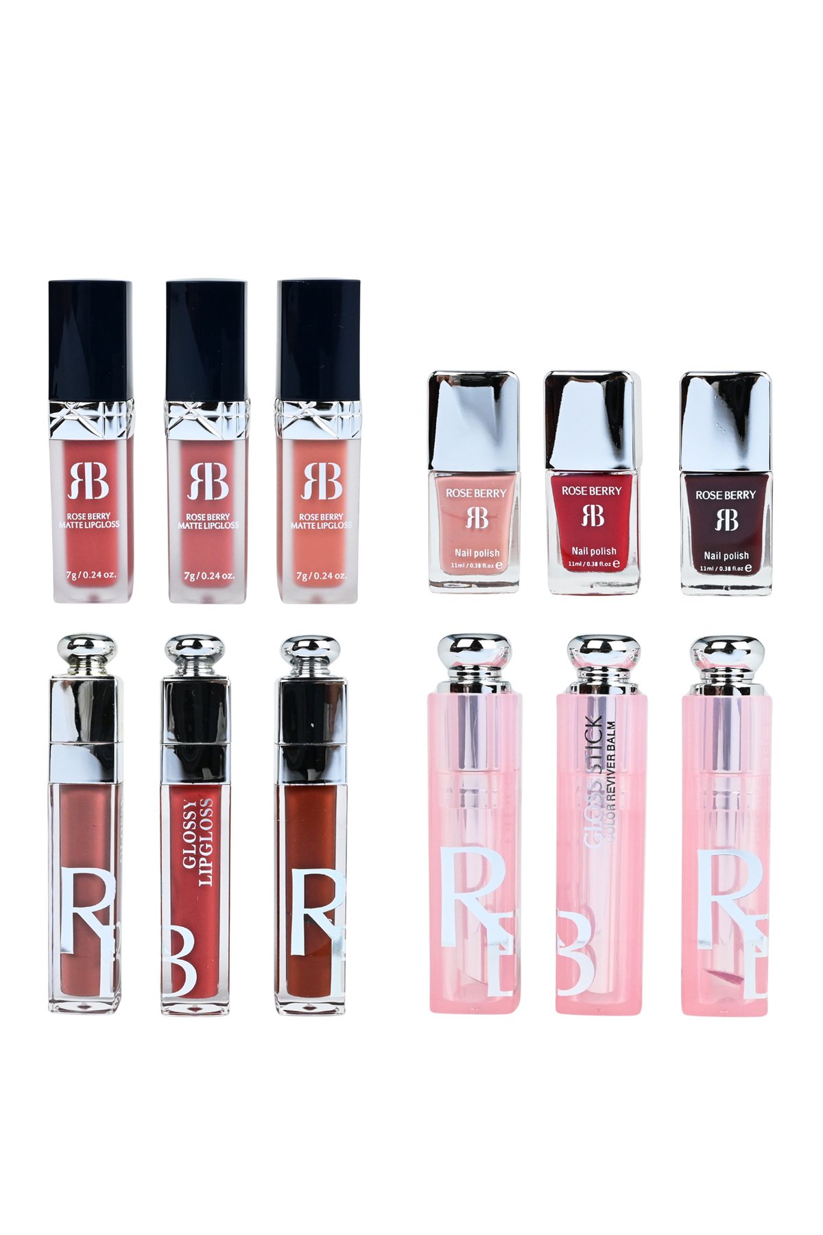 Rose Berry Make Up Set | طقم مكياج روز بيري (لإطلالة متكاملة) - صورة 3