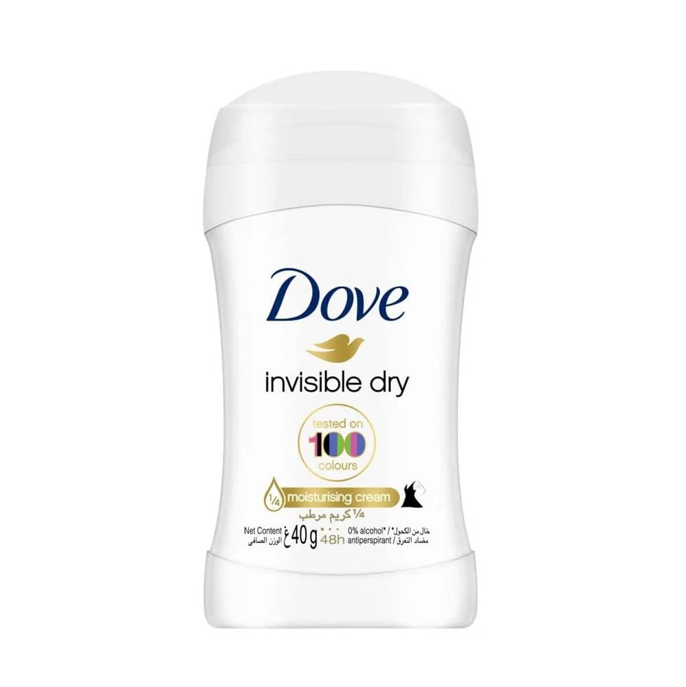Dove Invisible Dry Antiperspirant Stick – 48-Hour Protection with No White Marks 40g - Image 1