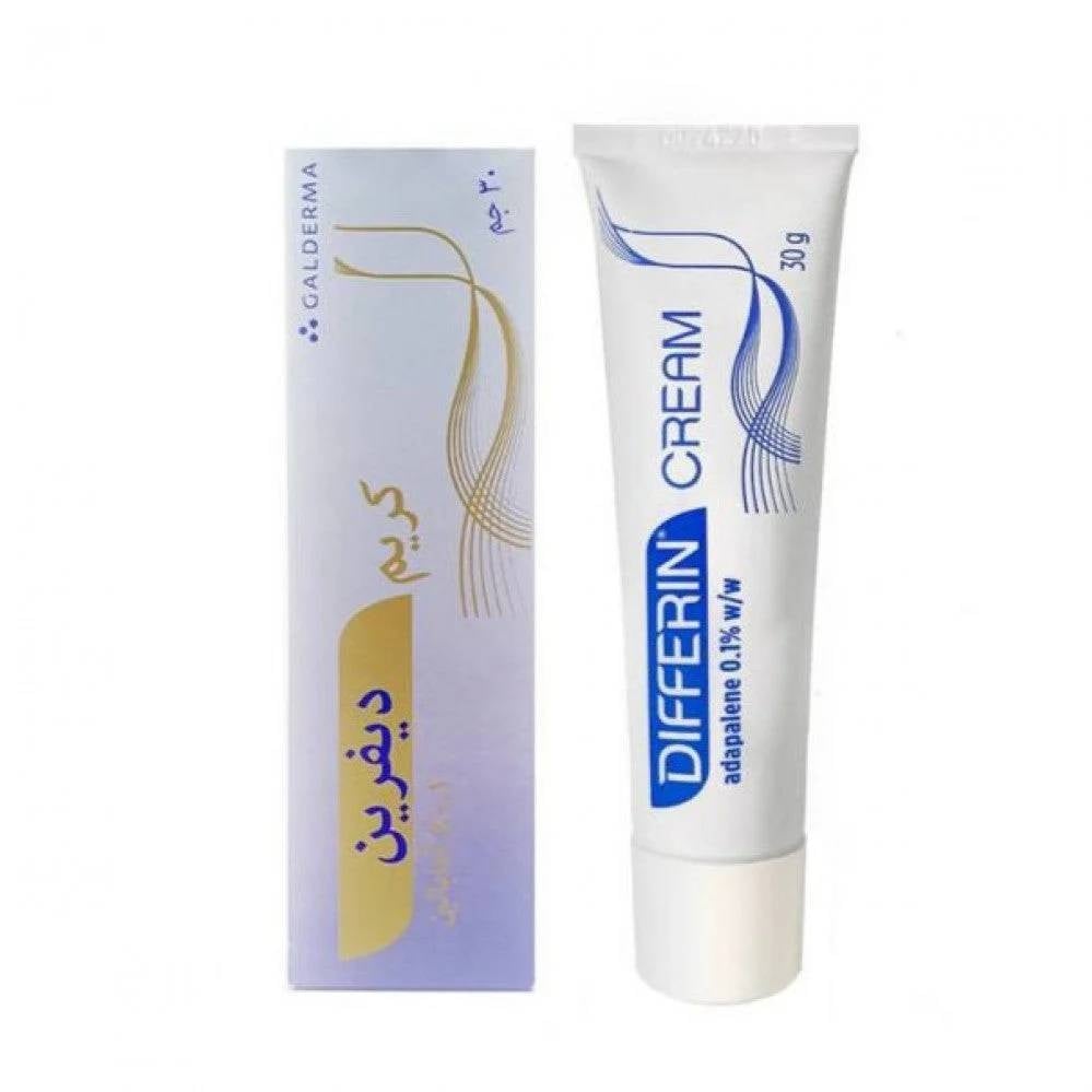 Differin Cream 0.1% (Adapalene) – Acne Care Cream 30g - Image 1