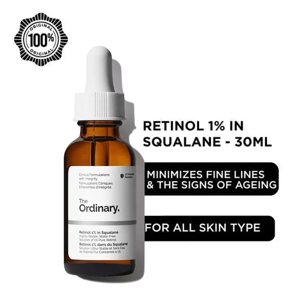 The Ordinary Retinol 1% in Squalane Anti-Aging Serum – 30ml - Image 2