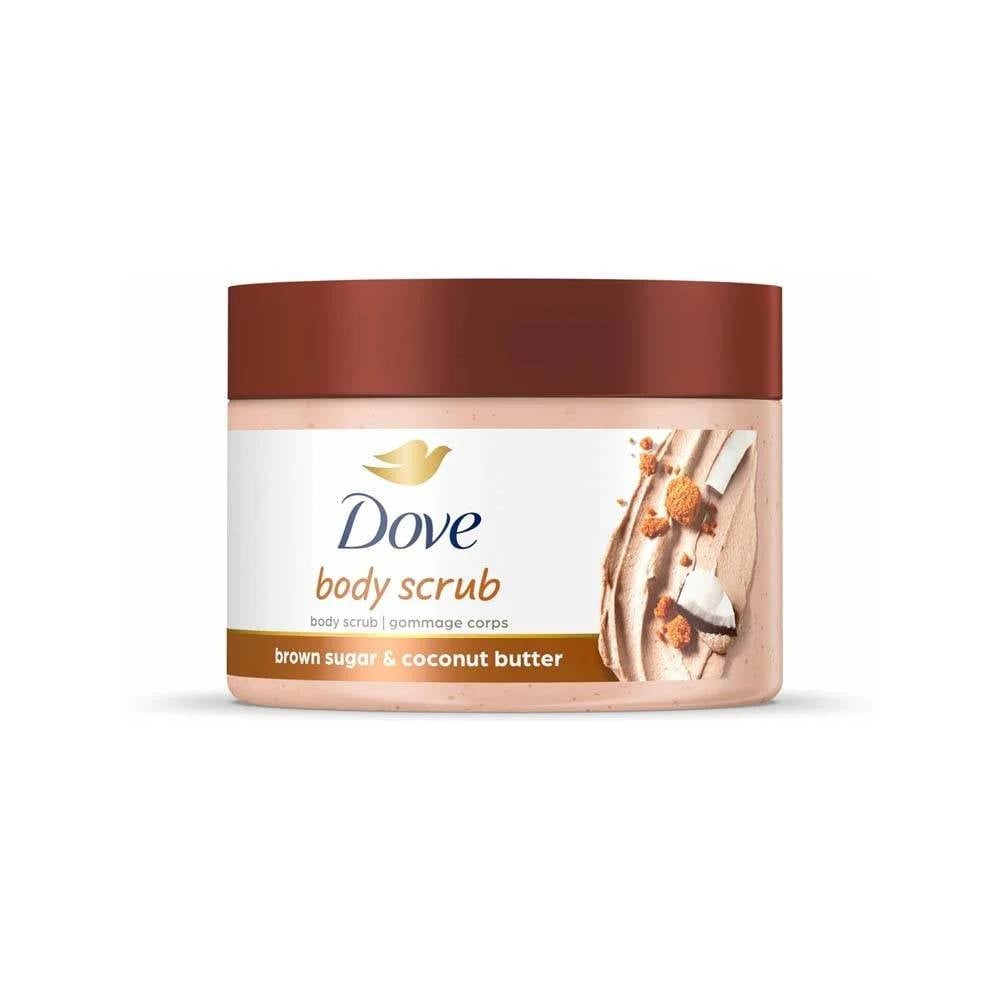 Dove Body Scrub Brown Sugar & Coconut Butter – Gentle Exfoliation & Deep Nourishment 298g - Image 1