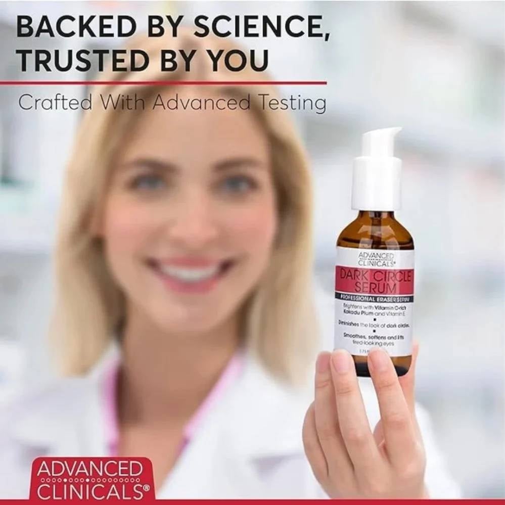 Advanced Clinicals Dark Circle Serum – Brightening Eye Serum for Dark Circles 52ml - Image 2