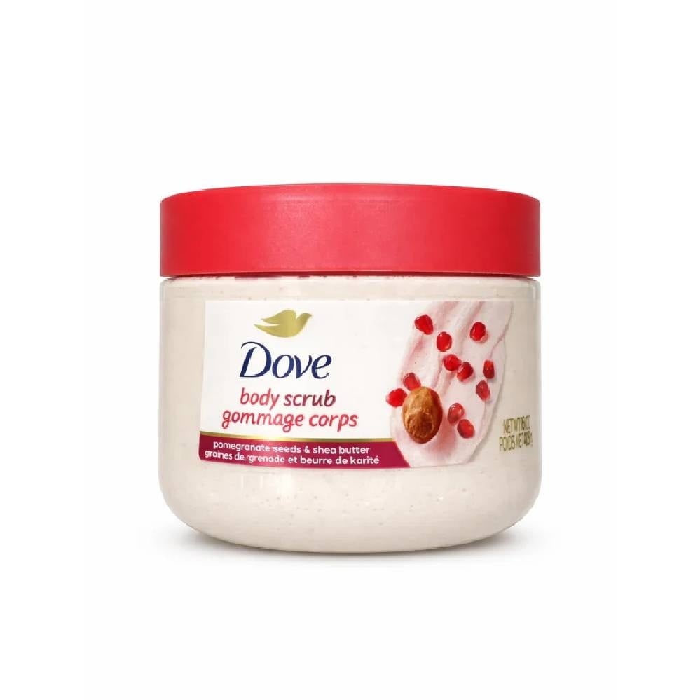Dove Body Scrub with Pomegranate Seeds & Shea Butter – Gentle Exfoliation & Deep Moisturization 425g - Image 1