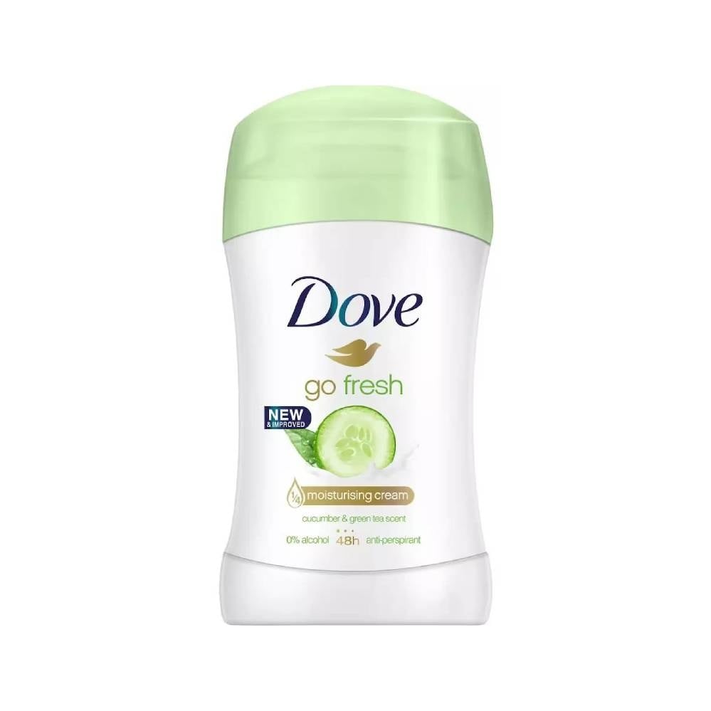 Dove Go Fresh Cucumber & Green Tea Antiperspirant Stick – 48-Hour Freshness & Protection 40g - Image 1