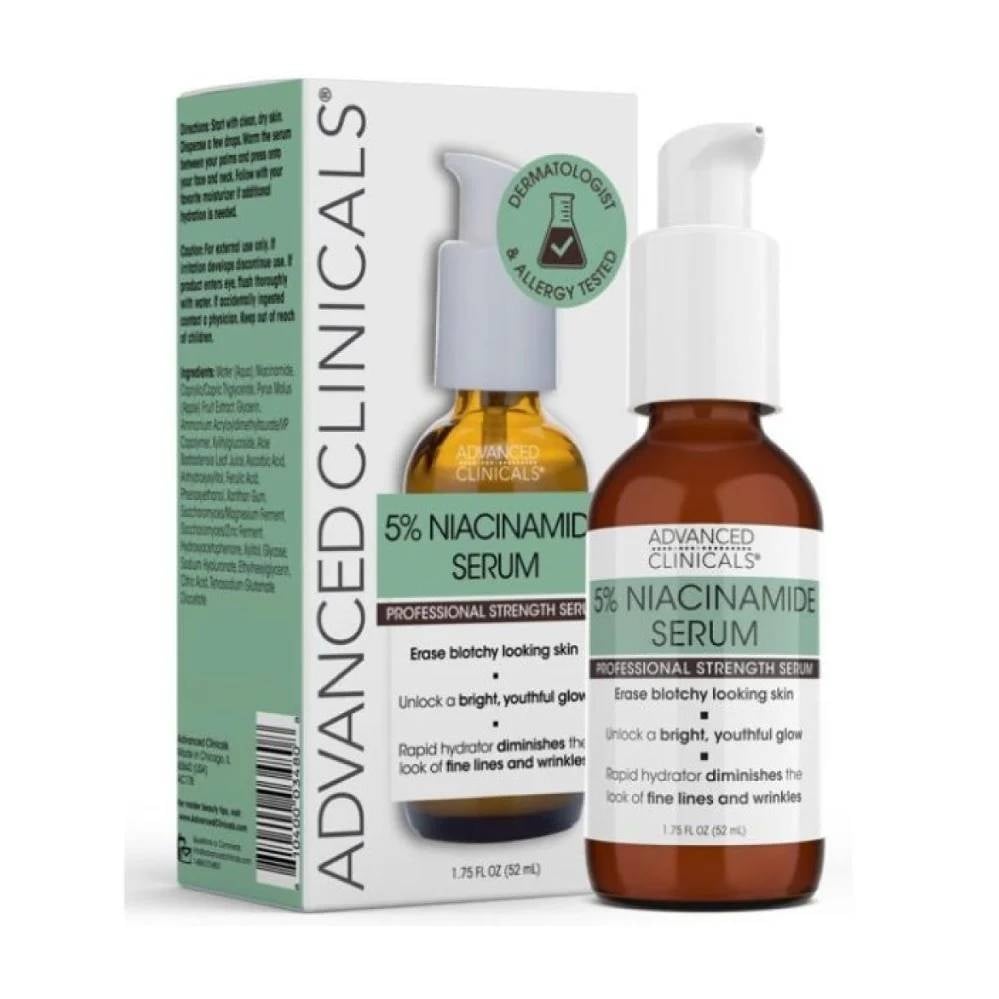 Advanced Clinicals 5% Niacinamide Serum – Brightening & Pore Refining Serum 52ml - Image 1