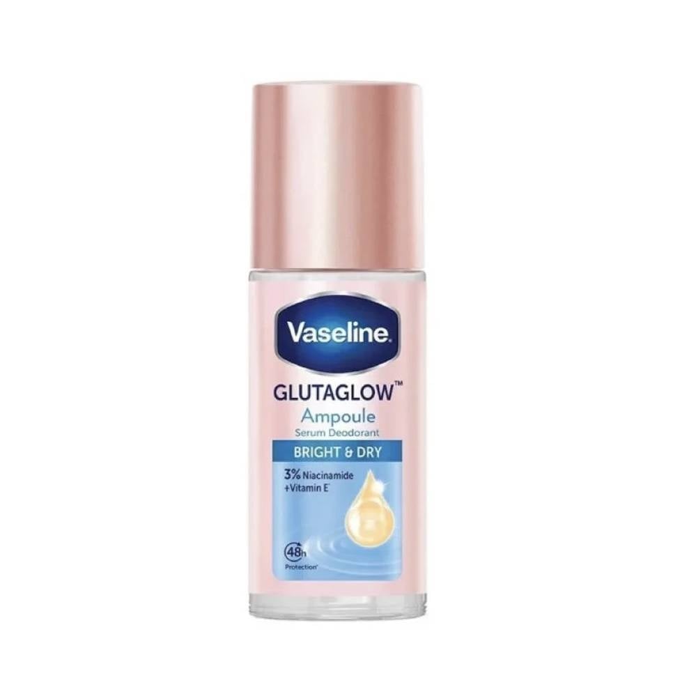 Vaseline GlutaGlow Ampoule Serum Deodorant Bright & Dry – 3% Niacinamide + Vitamin E - Image 1