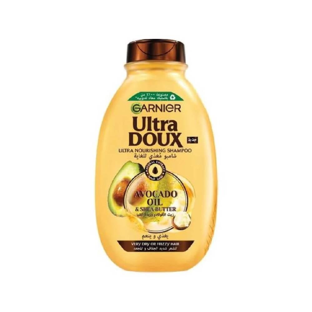 Garnier Ultra Doux Avocado Oil & Shea Butter Ultra Nourishing Shampoo 400ML - Image 1