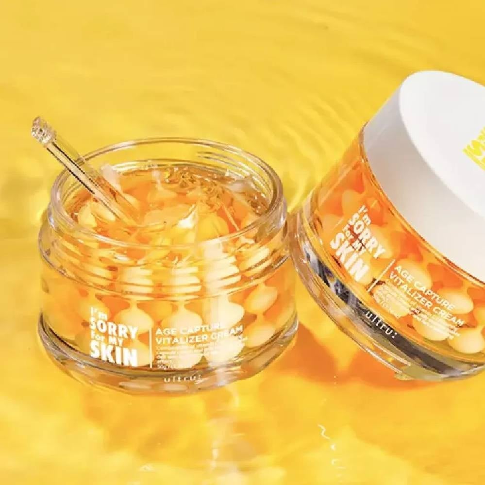 I'm Sorry For My Skin Age Capture Vitalizer Cream 50g – Revitalizing & Brightening Anti-Aging Cream 50g - Image 2