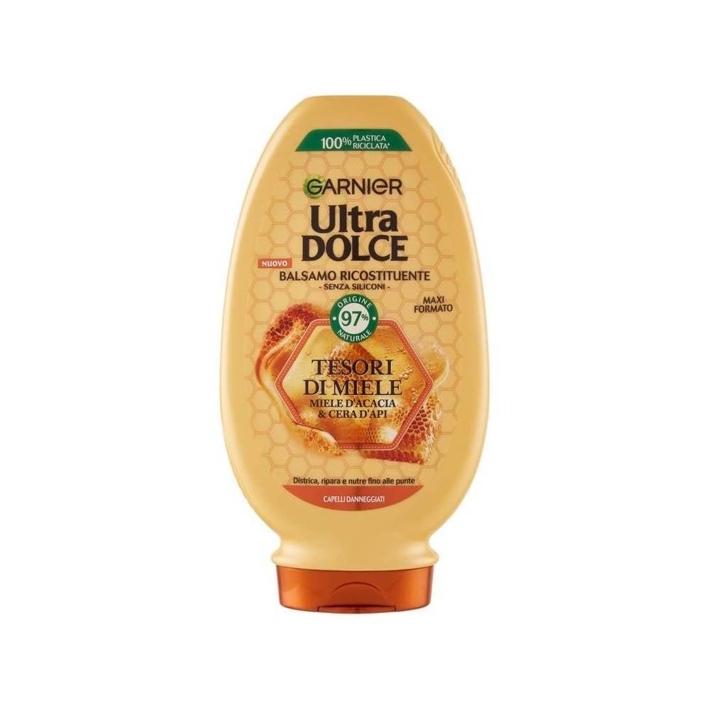 Garnier Ultra Doux Honey Treasures Conditioner – Acacia Honey & Beeswax for Damaged Hair Repair 360ML - Image 1