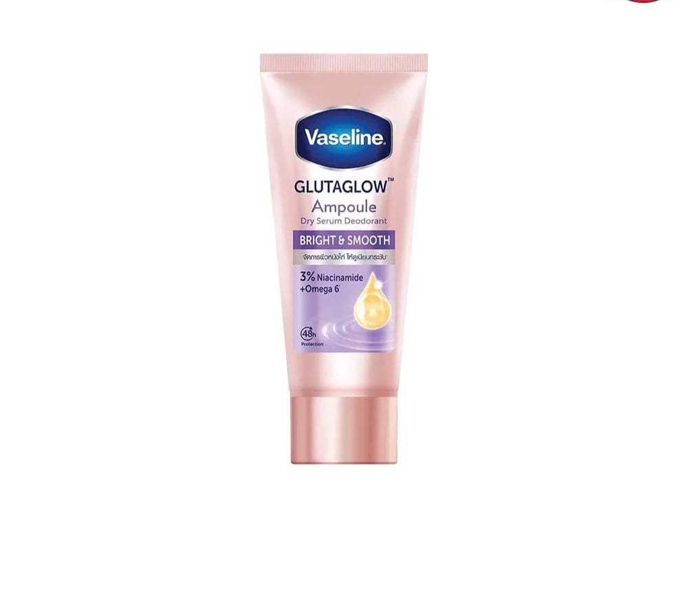 Vaseline GlutaGlow Ampoule Dry Serum Deodorant Bright & Smooth – 3% Niacinamide + Omega 6 - Image 1