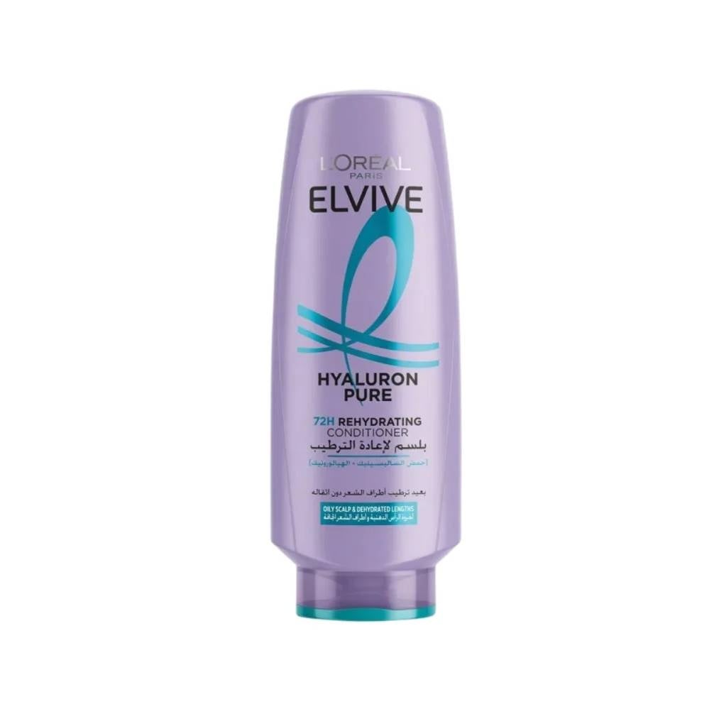 L'Oréal Paris Elvive Hyaluron Pure 72H Rehydrating Conditioner 360ML - Image 1