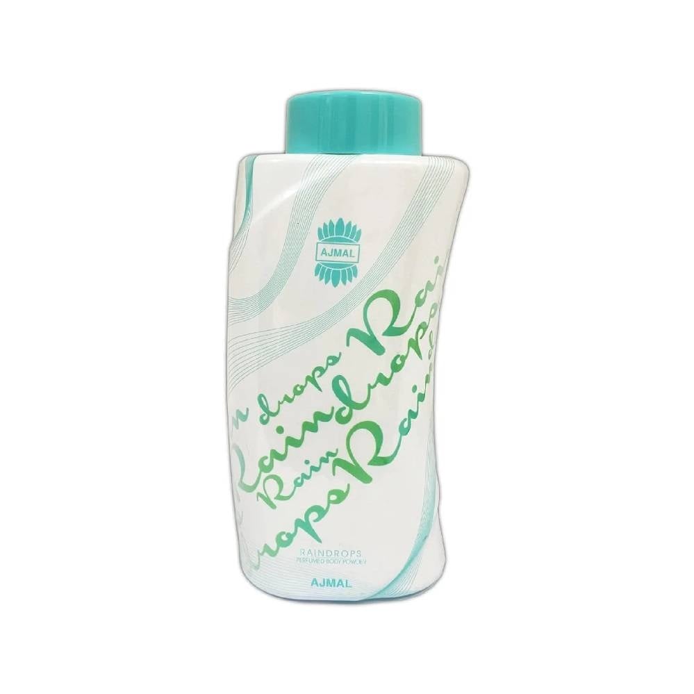 Ajmal Raindrops Perfumed Body Powder for Women 100ml - Image 1