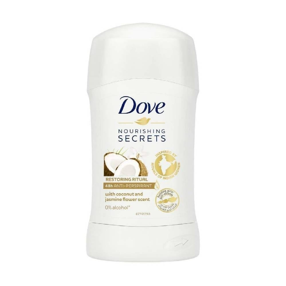 Dove Nourishing Secrets Coconut & Jasmine Flower Antiperspirant Stick – 48-Hour Protection & Nourishing Care 40g - Image 1