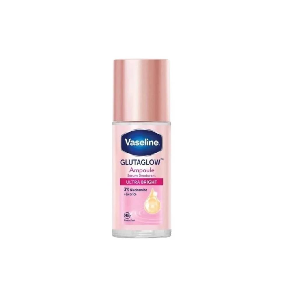 Vaseline GlutaGlow Ampoule Serum Deodorant Ultra Bright – 3% Niacinamide + Licorice Extract - Image 1