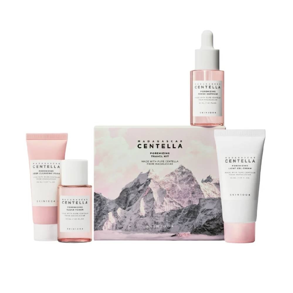 SKIN1004 Madagascar Centella Poremizing Travel Kit – Pore Care Travel Skincare Set 100ml - Image 1